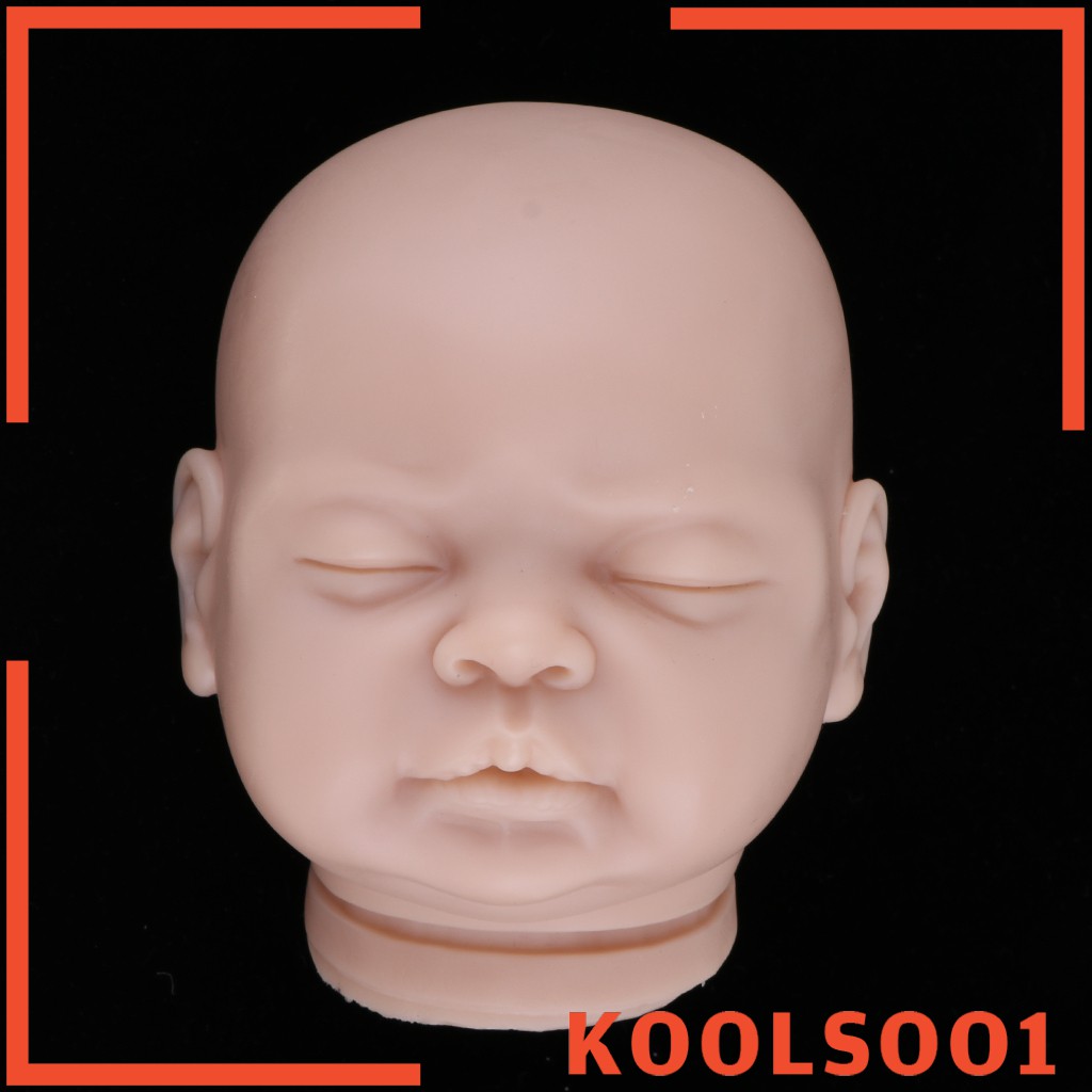 Koolsoo1 Reborn Doll Kit 22inch Silicone Baby Doll Head Sculpt Infant Toddlers Doll Head Mold Shopee Indonesia