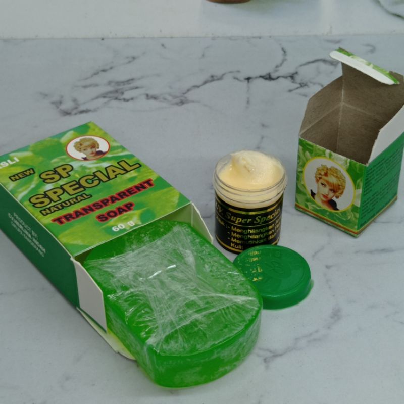 Paket Hemat Sabun + Cream Sp Hijau Original Kualitas No 1