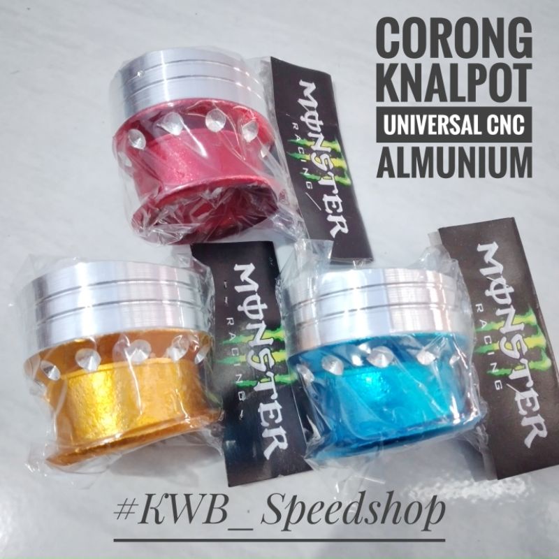 Corong knalpot Mio vario matic corong knalpot universal cnc almunium