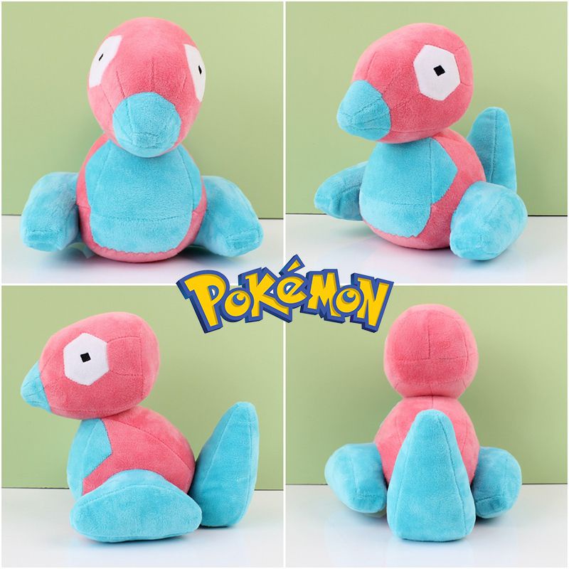 Mainan Plush Porygon Super Lembut Untuk Hadiah Ulang Tahun Anak