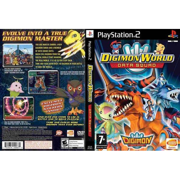 Kaset PS2 DIGIMON WORLD DATA SQUAD