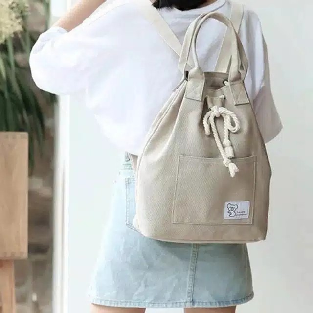 TAS LUNA SERUT - Tas Ransel Backpack Fashion - Tas Serut Wanita Casual Murah