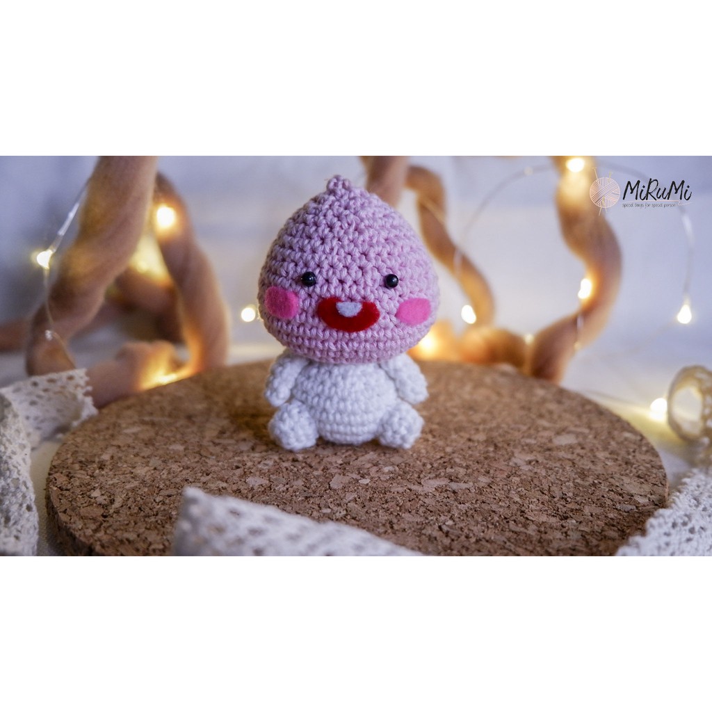 Boneka Apeach/ Apeach Amigurumi