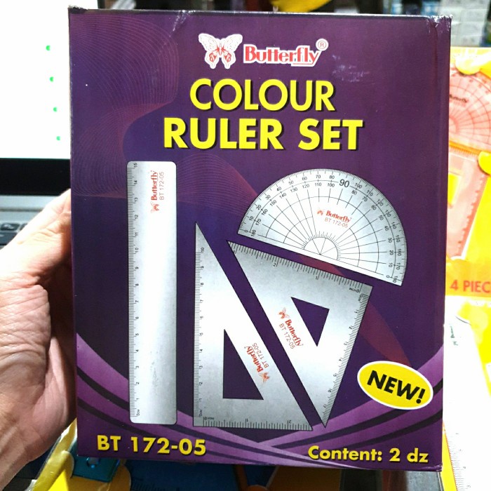 

Gilaa!!! Penggaris Butterfly Set 172-05 Trendi