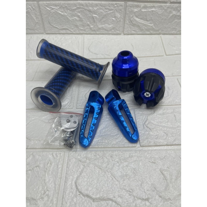 Handgrip Karbon + Step Scoopy Lokal + Jalu As Roda Depan Honda beat scoopy vario dll