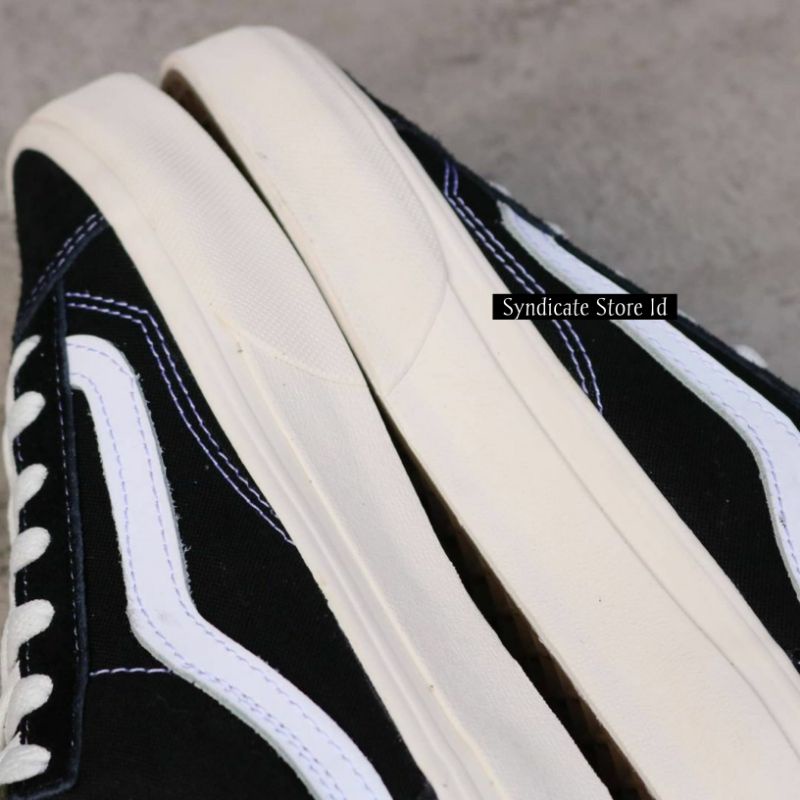 SEPATU VANS OLD SKOOL OG PREMIUM Black White Import 100% (Bonus Kaos Kaki) SNEAKERS OLDSKOOL VANS OLDSCHOOL original 100% sepatu pria sepatu wanita sneakers vans