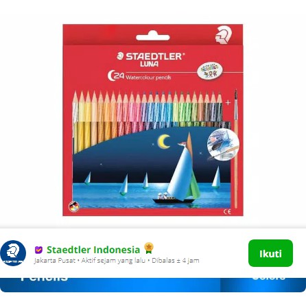 

Staedtler Luna Aquarell Watercolour Pensil 137 C24 - Isi 24 pcs