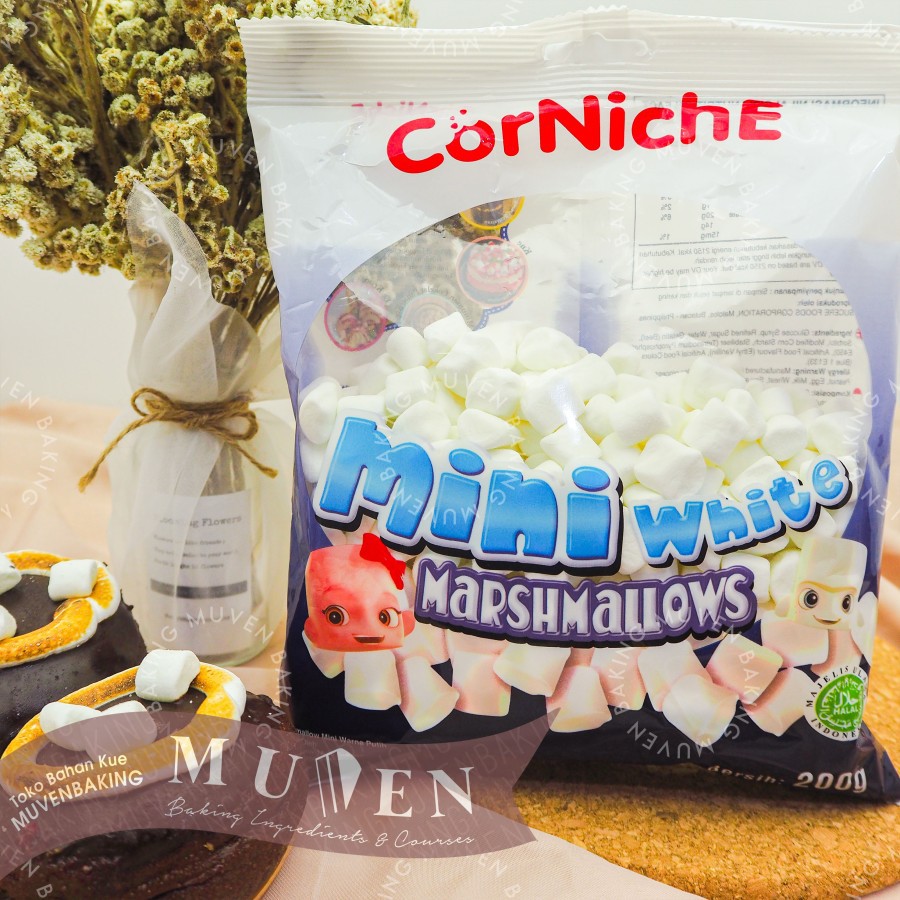 

CORNICHE MINI WHITE MARSHMALLOW 200 GR