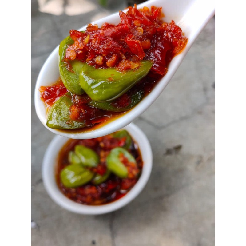 

Sambal Petai level santuy/sambal petai pedas/sambal/sambal bawang/sambal cumi/sambal botol/sambel