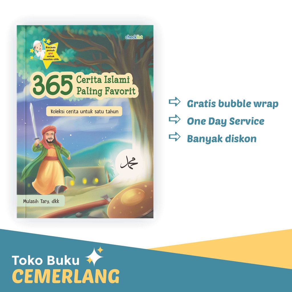 Buku Anak 365 Cerita Islami Paling Favorit Full Color