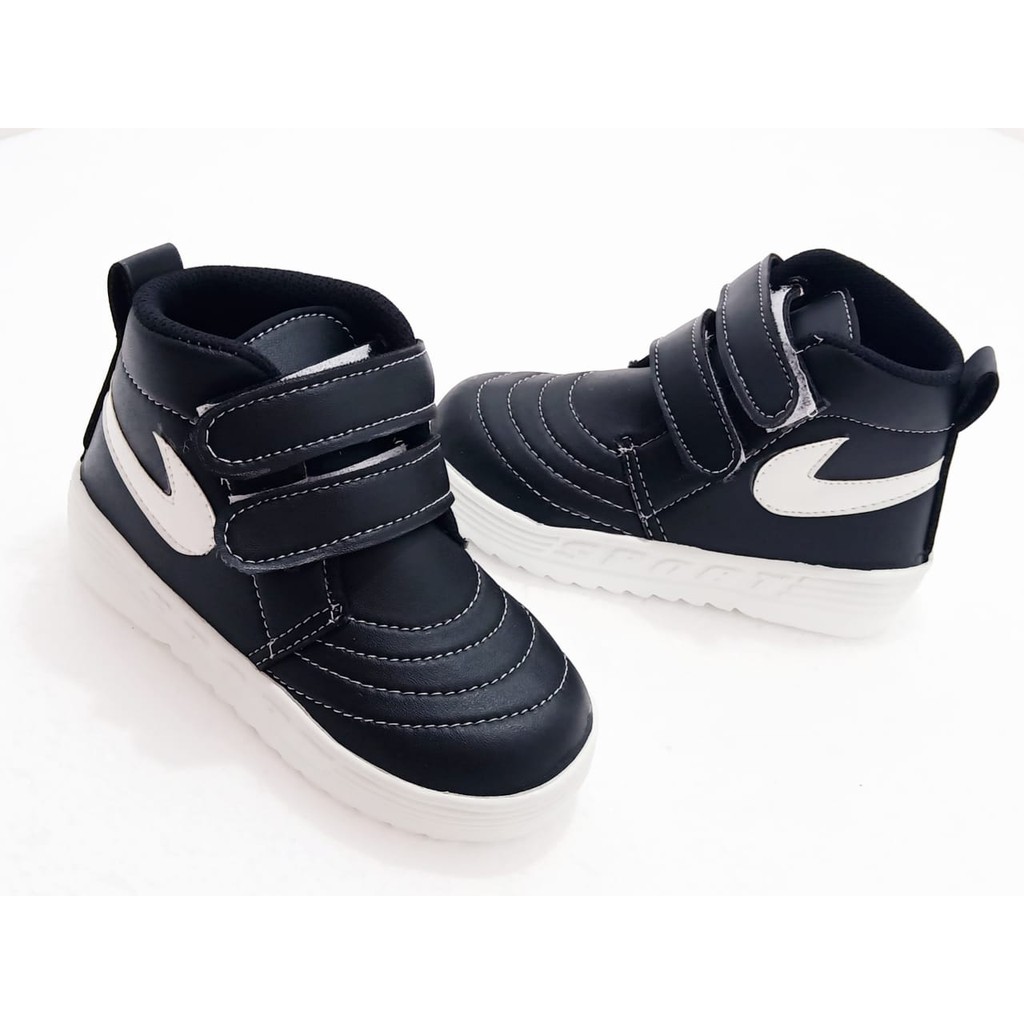 Sepatu Anak BOOTS NIKE HITAM Sepatu Baby