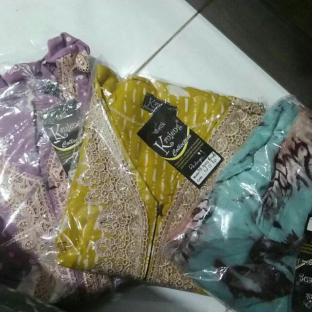 Promo Gamis Twill Sasirangan Motif Abstrak Batik Pekalongan
