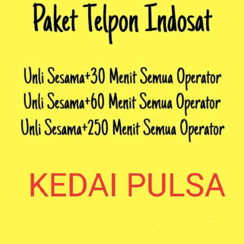 PAKET TELPON INDOSAT MURAH