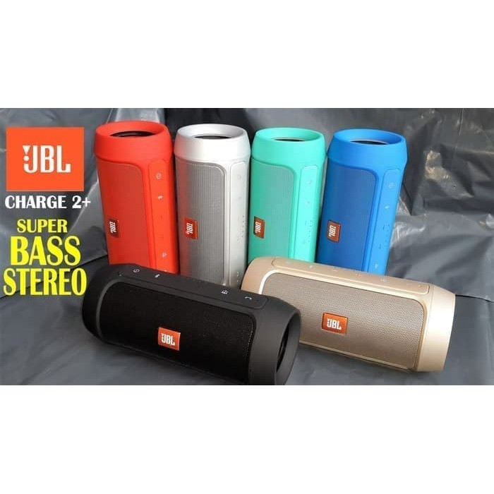 (COD) JBL Charge 2+ Splashwaterproof portable Bluetooth wireless speaker