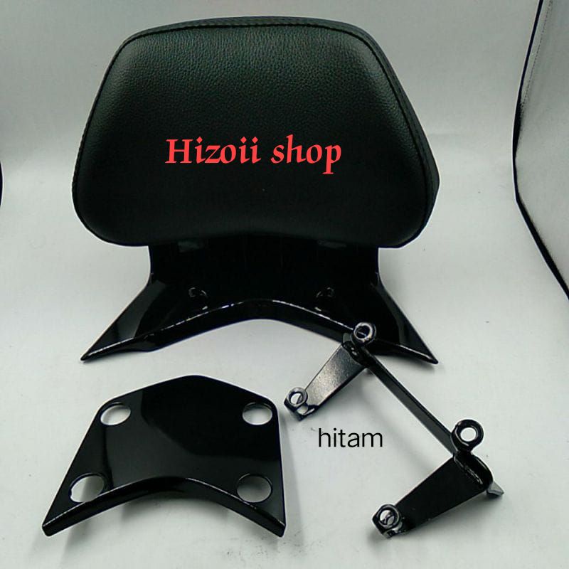 sandaran jok motor Honda pcx hitam-putih-merah