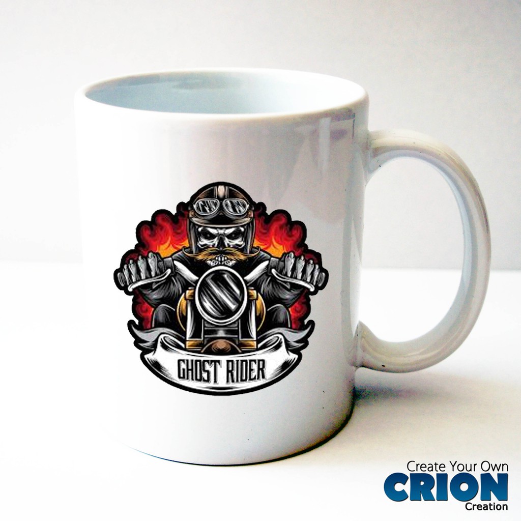 Gelas Mug Ghost Rider - Hadiah /  Kado Ulang Tahun - By Crion