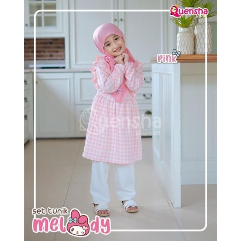 Tunik melody set Original by Quensha