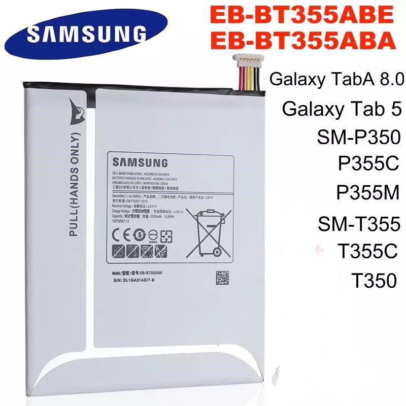Battery Samsung Galaxy Tab A 8.0 2015 T350 ORI / Baterai Samsung Tab A 8.0 2019 P205 EB-BT355ABE