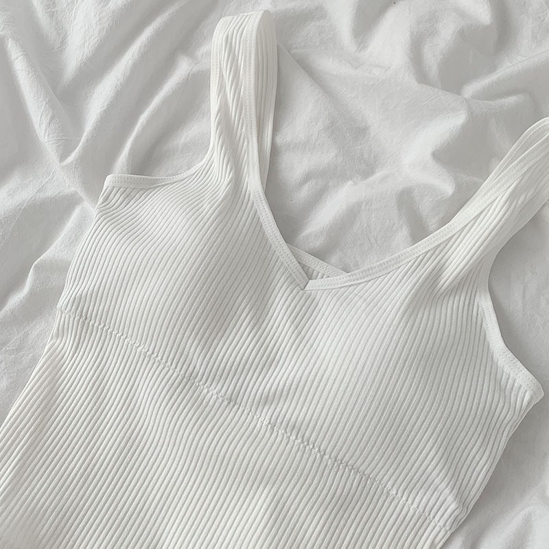 Tank Top Bra Polos Import Korean tanktop Wanita Tengtop-5