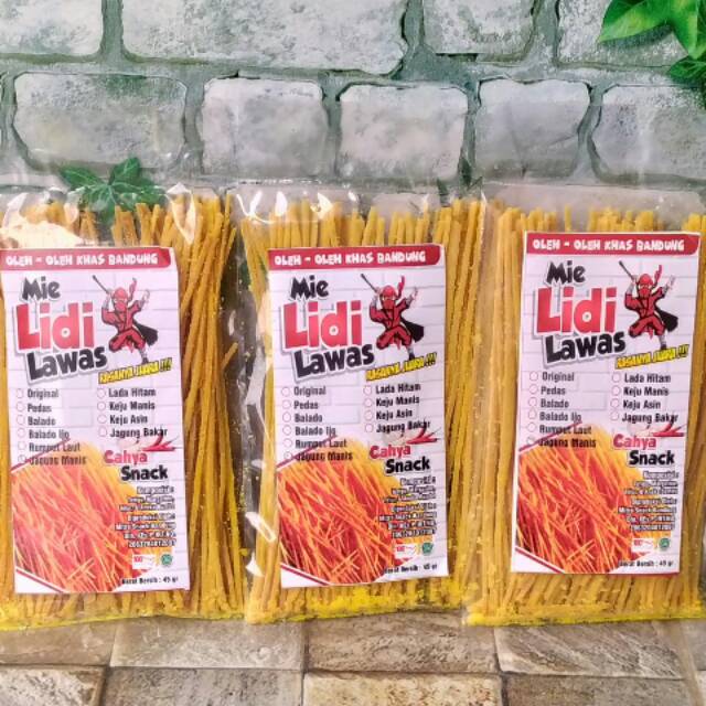 

Mie lidi rasa keju manis isi 45gr.
