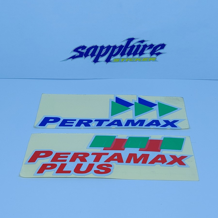 Sticker Pertamax dan Stiker Pertamax Plus
