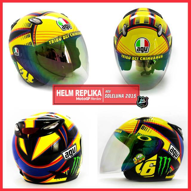 Helm replika agv Solelluna 2015