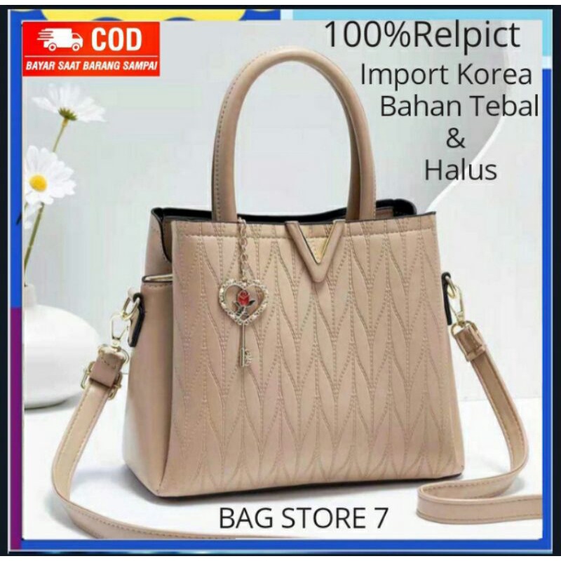 TAS KERJA SELEMPANG BAHU WANITA CEWEK REMAJA PEREMPUAN IMPORT KOREAN STYLE BATAM ORIGINAL BRANDED PR