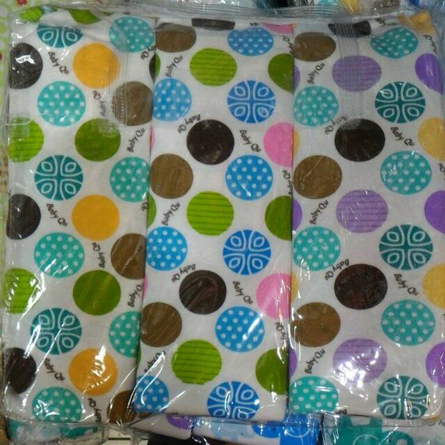 Bedong babyqu MOTIF / FULL PRINT 90x100 (isi 6pcs)