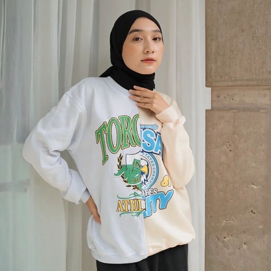 Public - Athletic City Basic Sweater - Sweater Wanita Terbaru