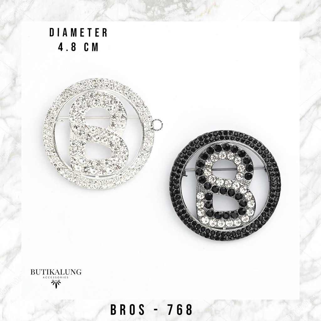 Bros Hijab Bross Peniti Brooch Jilbab Aksesoris Fashion Wanita Perhiasan Muslim 768