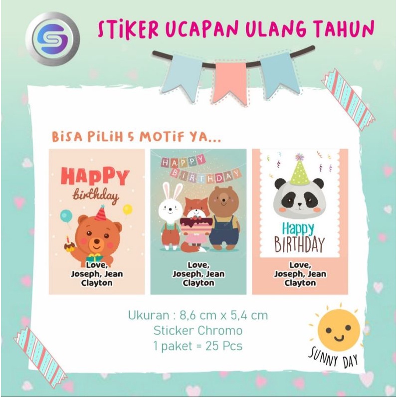 

stiker ulang tahun