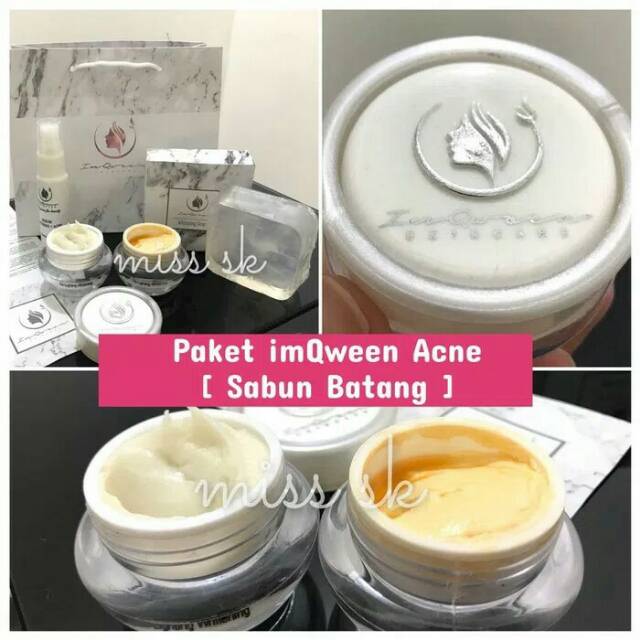 [ACNE] IM / I'M QWEEN ACNE JERAWAT CREAM SKINCARE (PAKET ACNE)