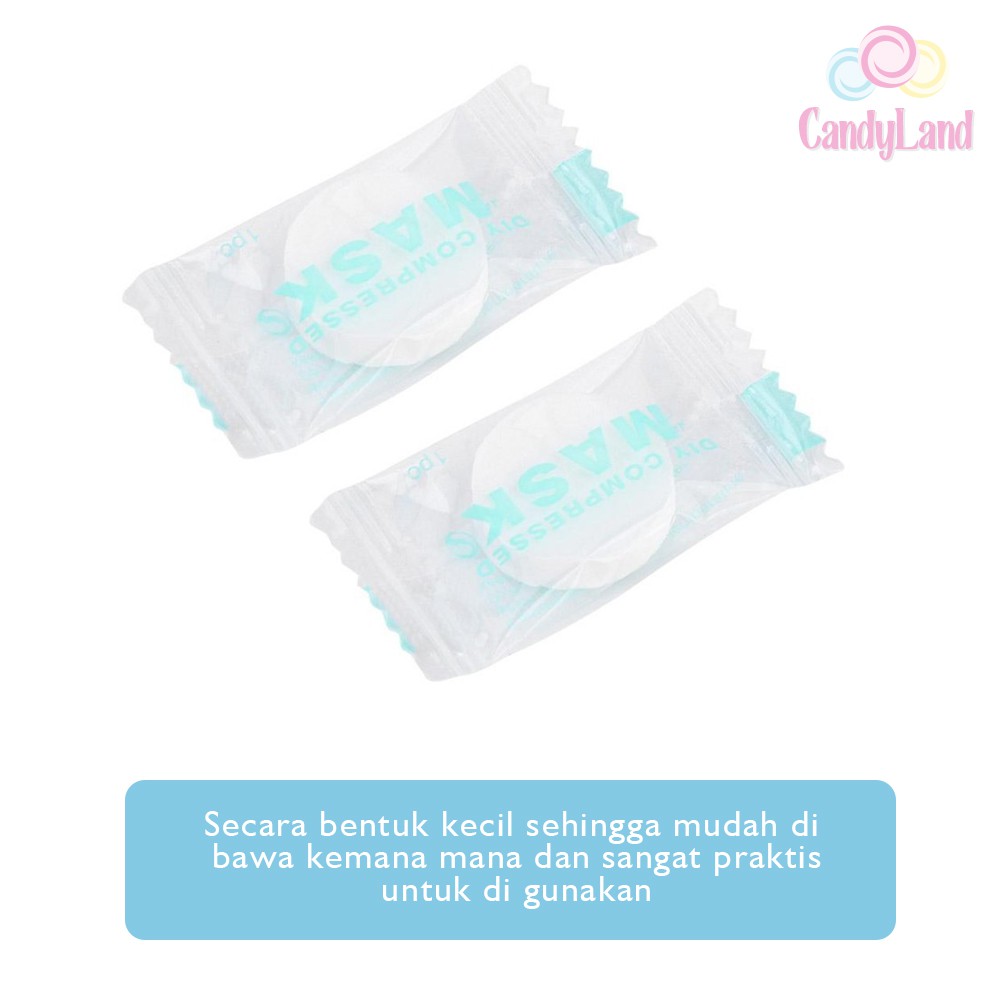 Masker Tissue Tablet Masker Facial Wajah Compressed Mask Sheet Paper