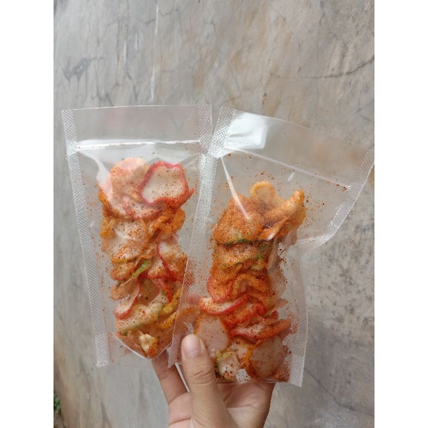 

{ SEBRING }Seblak Garing Keripik Pedas/Asin Daun Jeruk 30gr