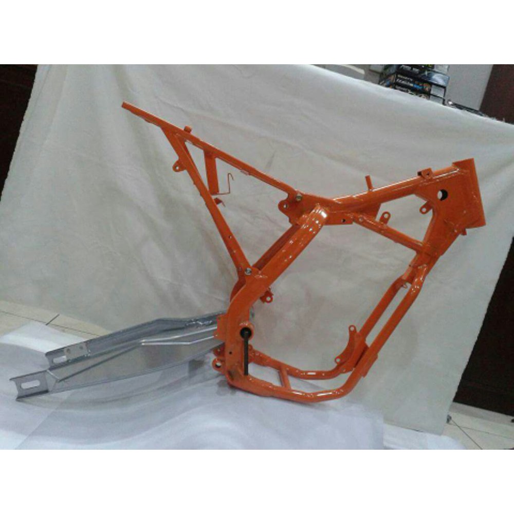 rangka sasis frame ktm85 custom pnp mesin tiger glpro dan mesin lainnya