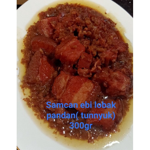 

Babi samcan masak ebi pandan / tunnyuk 300gr