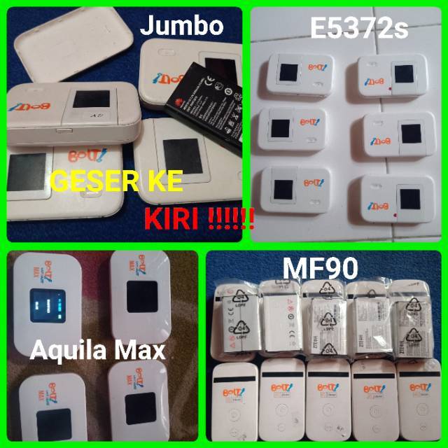 WiFi Mifi Bolt unlock semua operator (mendukung smartfren Unlimited)