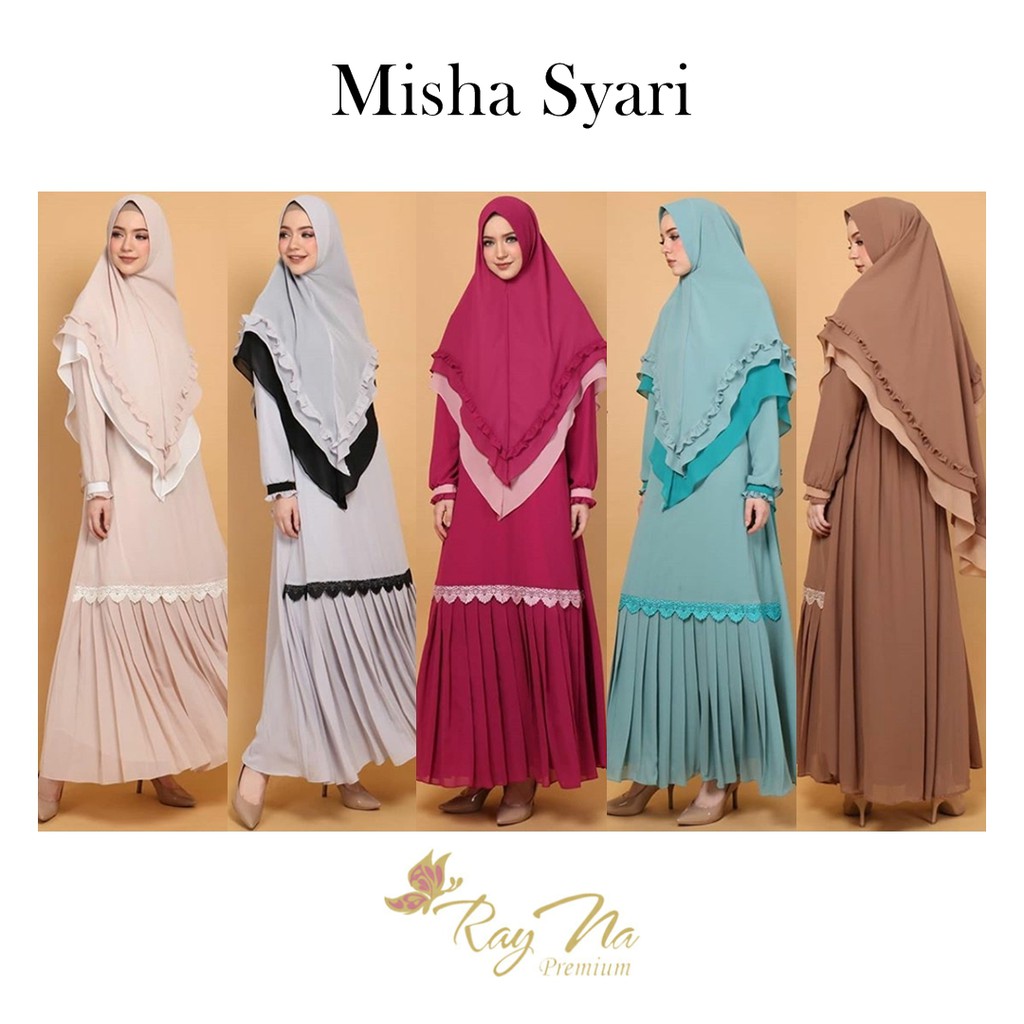 Syari Misha by Rayna / Set Dress Khimar