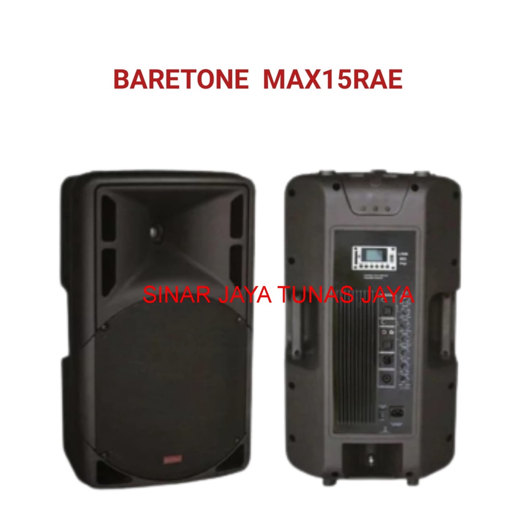 Speaker aktif baretone MAX15RAE MAX 15 RAE - 15 INCH  TWS BLUETOOTH plus mic wireless Ashley original