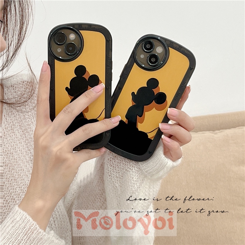 Soft Case Silikon Motif Mickey Mouse Untuk IPhone 11 13 12 Pro MAX 7 8 Plus XR X 6 6S Plus XS MAX SE 2020