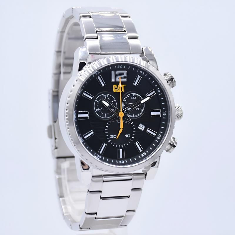 Jam Tangan Pria Caterpillar NP-143-11 Rantai Silver Original Murah