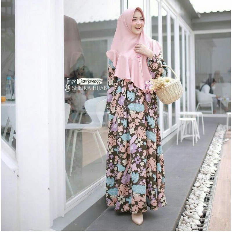 IRISH dress (DARKMOSS) by Sheika Hijab