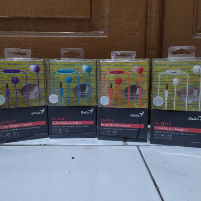 Genius HSM210 HSM-210 headset earphone headphone