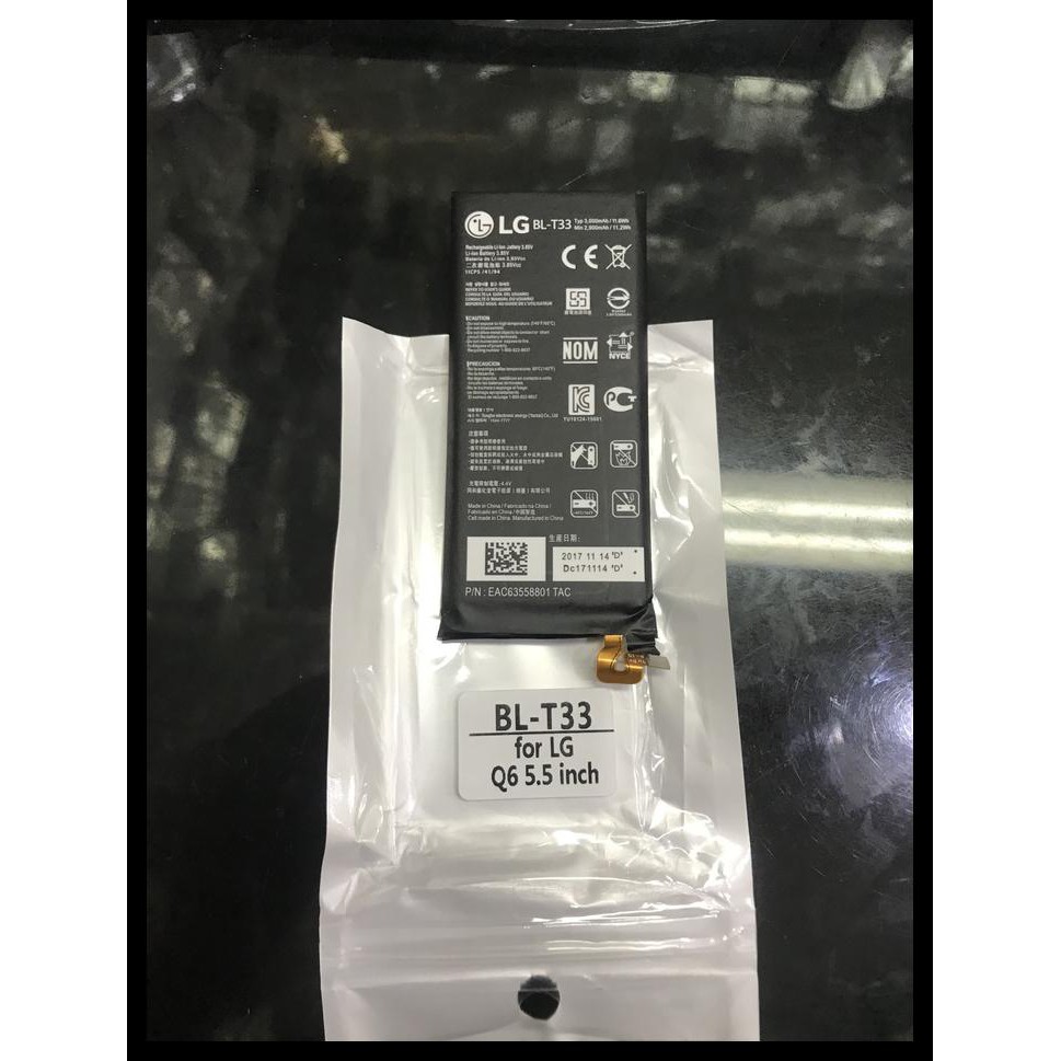 Baterai Lg Xpower 5.3. Lg Q6 5.5. Lg G6 5.7. Lg Xcam K850 Original