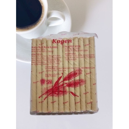 

Wafer Stick Kogen 200Gram | Astor Khong Guan Rasa Original Kelapa | Waferstick Polos