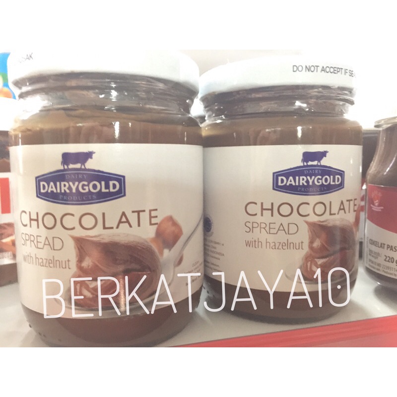 Dairygold Chocolate Spread with Hazelnut 260gr Selai Coklat Dairy gold