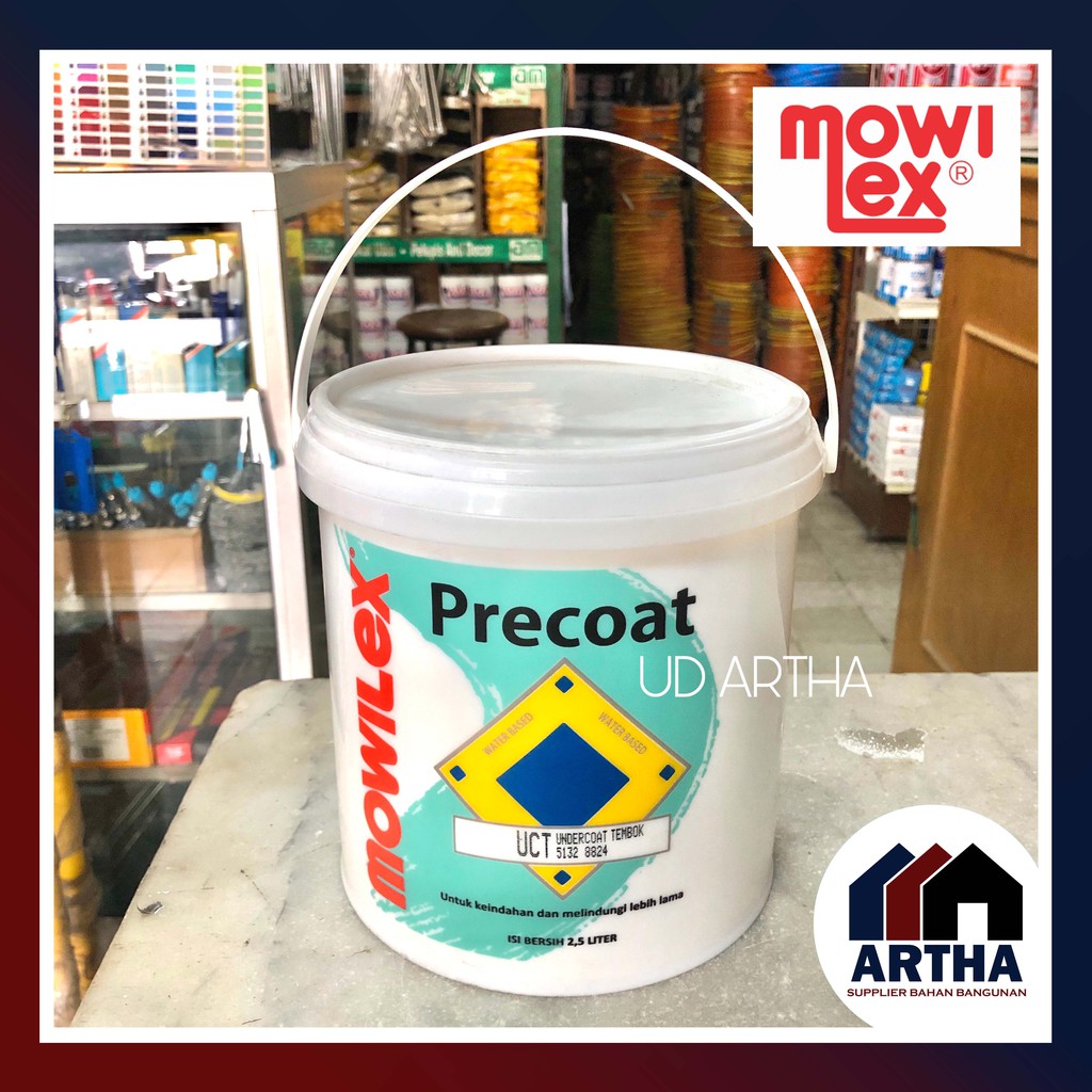 Cat Dasar Mowilex Precoat Undercoat Tembok Uct 2 5 Liter Shopee Indonesia