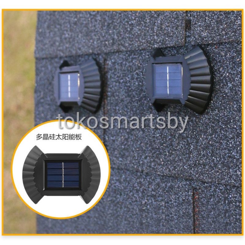 Lampu Dinding Solar Tenaga Surya 2 Arah NEW / Solar Energy Wall Lamp Type JJ 01