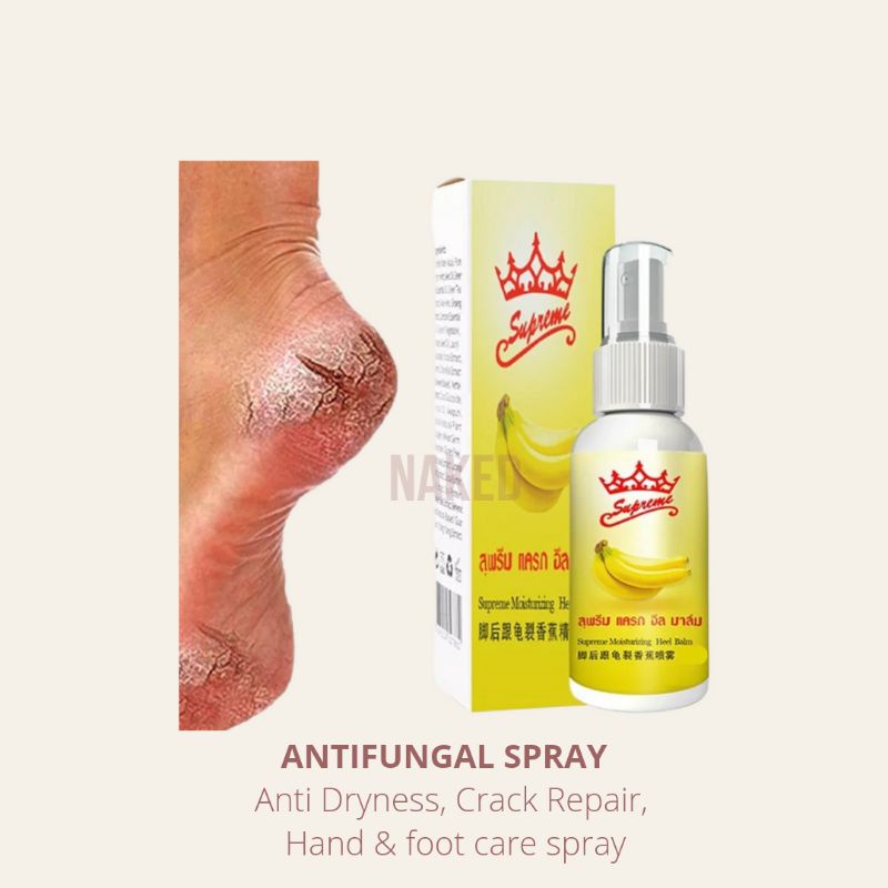 antifungal spray footcare treatment , crack repair , kaki pecah pecah