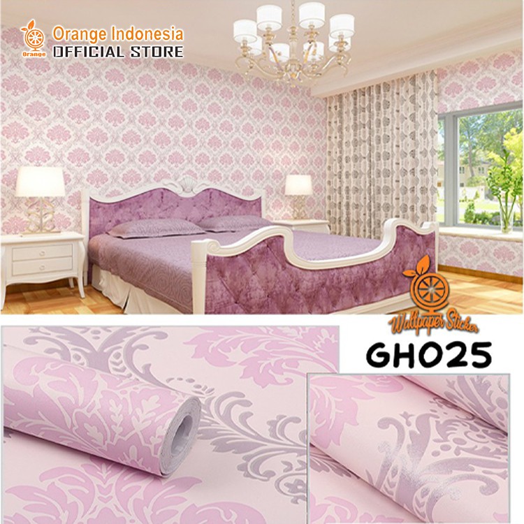 Wallpaper Dinding Stiker Dinding Motif GH 45cmx9meter Premiun Higt Quality WHFURNITURE